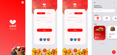 FOOD APP figma uiux design