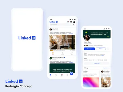 Linked Redesign | Linked Redesign UI branding concept design graphic design linked redesign ui ui design uiux ux ux design web website