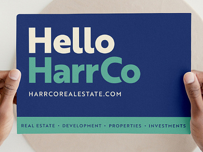 HarrCo Real Estate Branding branding logo logo design visual identity