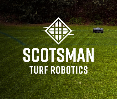 Scotsman Turf Robotics Branding branding graphic design logo logo design visual identity
