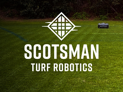 Scotsman Turf Robotics Branding branding graphic design logo logo design visual identity