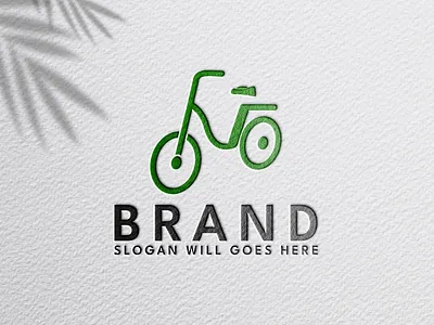 Minimalist Bicycle Logo Design designscenes