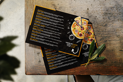 Dupulčių užeiga pizza menu. design food menu graphic design menu pizza menu