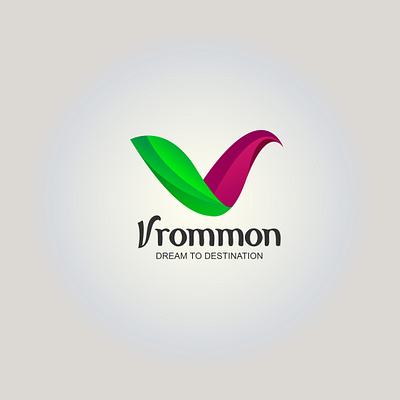 Vrommon Logo Design best logo brandidentity branding logo logodesign modern logo vectplus vrommon logo