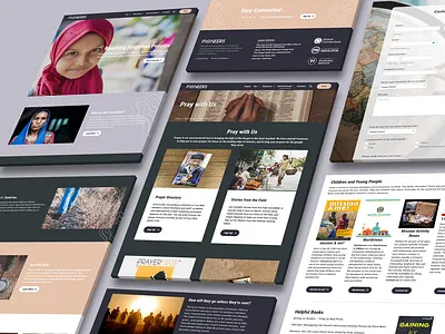 Pioneers Website Launch design web design website design website mockup