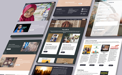 Pioneers Website Launch design web design website design website mockup