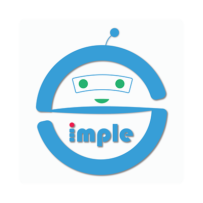 simple robots graphic design illustration logo vector