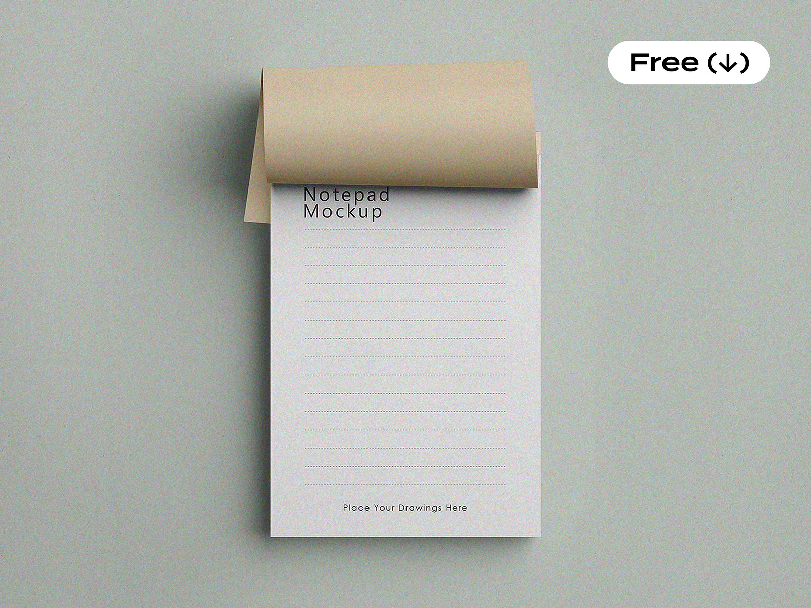 Realistic Notepad Mockup Vol.1 by Pixelbuddha on Dribbble