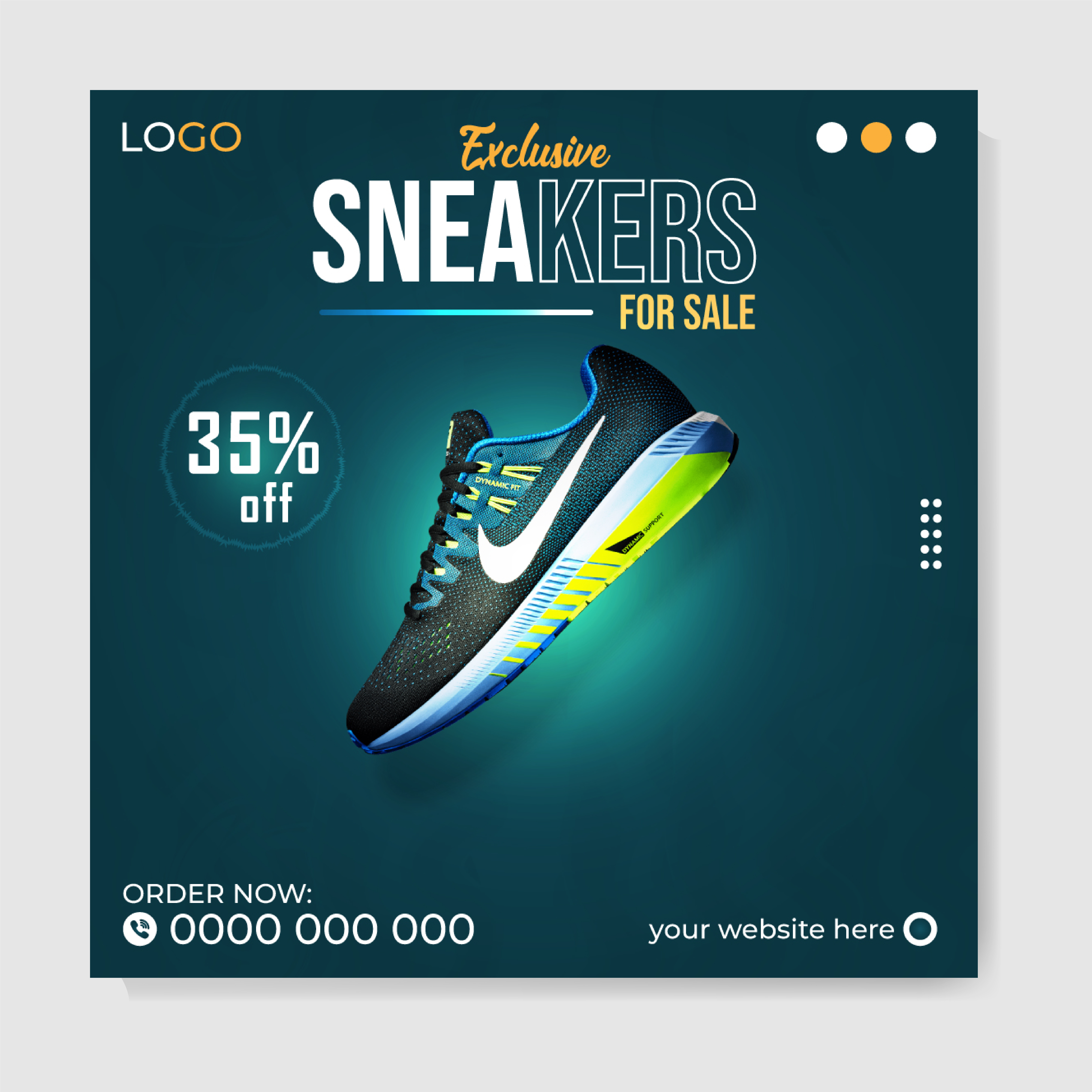 nike shoes poster design