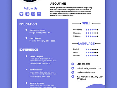 Minimalist Curriculum Vitae Template application candidate curriculum vitae cv template job interview job placement resume resume template vita