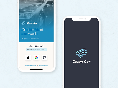 On-demand Car Wash App | Onboarding | Sign-In UI | Splash Screen apple branding car wash app design figma flat ui illustration ios log in log in ui logo mobile app design mobile app ui sign in sign in ui splash screen typography ui ui ux ux