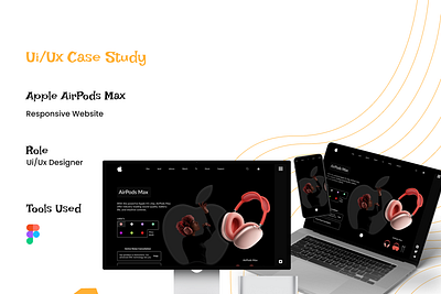 AppleAirPods Max. graphic design ui ux figma
