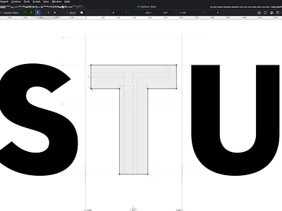 Type Design 66 2d art artwork design font fontlab graphic design lettering modern type design typeface typography vector