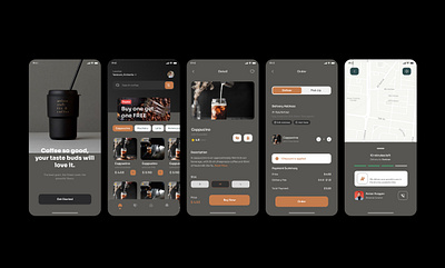 Coffeeshop UI design/ Mobile app