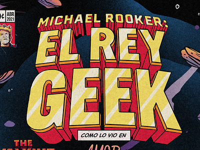 Michael Rooker: El Rey Geek geek illustration lettering rooker