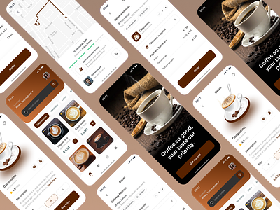 The Coffee App app coffee coffee app design e commerce figma ios minimal design mobile mobile app product design ui ui design ui ux ux