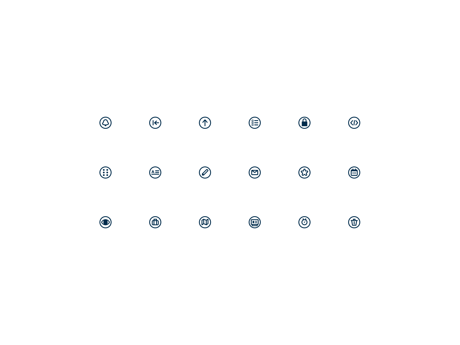 html icons circle