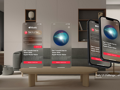 On boarding | Apple music app applemusic app dailyui onboarding spatialdesgin visionos