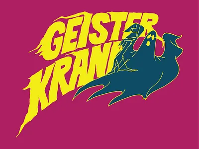 Geisterkrank Illustration doodle ghost graphic design illustration sketch