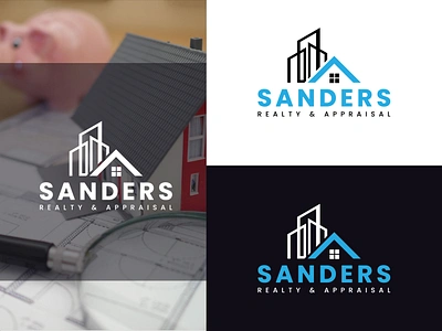 SANDERS REALTY & APPRAISAL construction logo investment logo logo mortgage logo plumbing logo property logo real estate logo realty logo