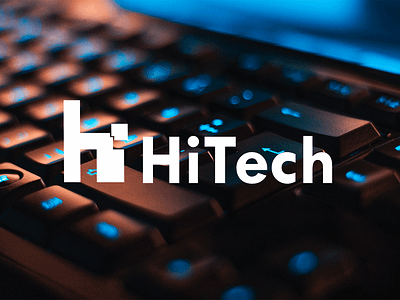 HiTech - Visual identity brand identity branding gamedesign gaming brand gamingui graphic design logo modern tech brand visual identity