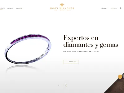 Moon Diamonds ux webdesign