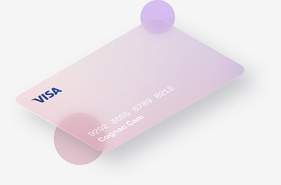 Cam's Credit Card 3d graphic design ui