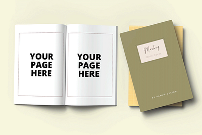 6x9 book cover and pages design mockup book mockup templates