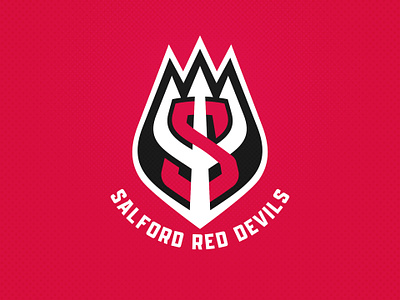 Salford Red Devils animated animation branding design devils football gif graphic design illustration league logo red rugby salford sports super