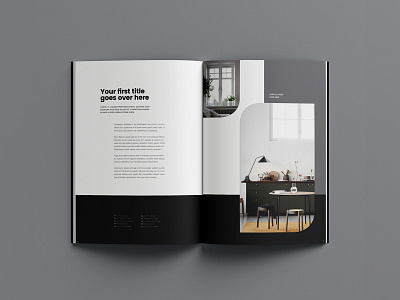 Magazine design design editorial graphic design magazine minimal typography