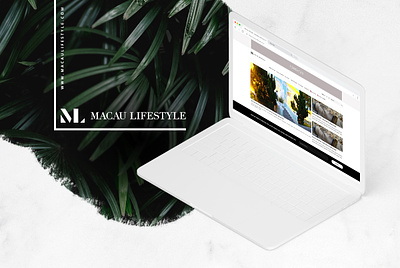 Macau Lifestyle - Website | Social Media branding logo product design social media ui design ux design website