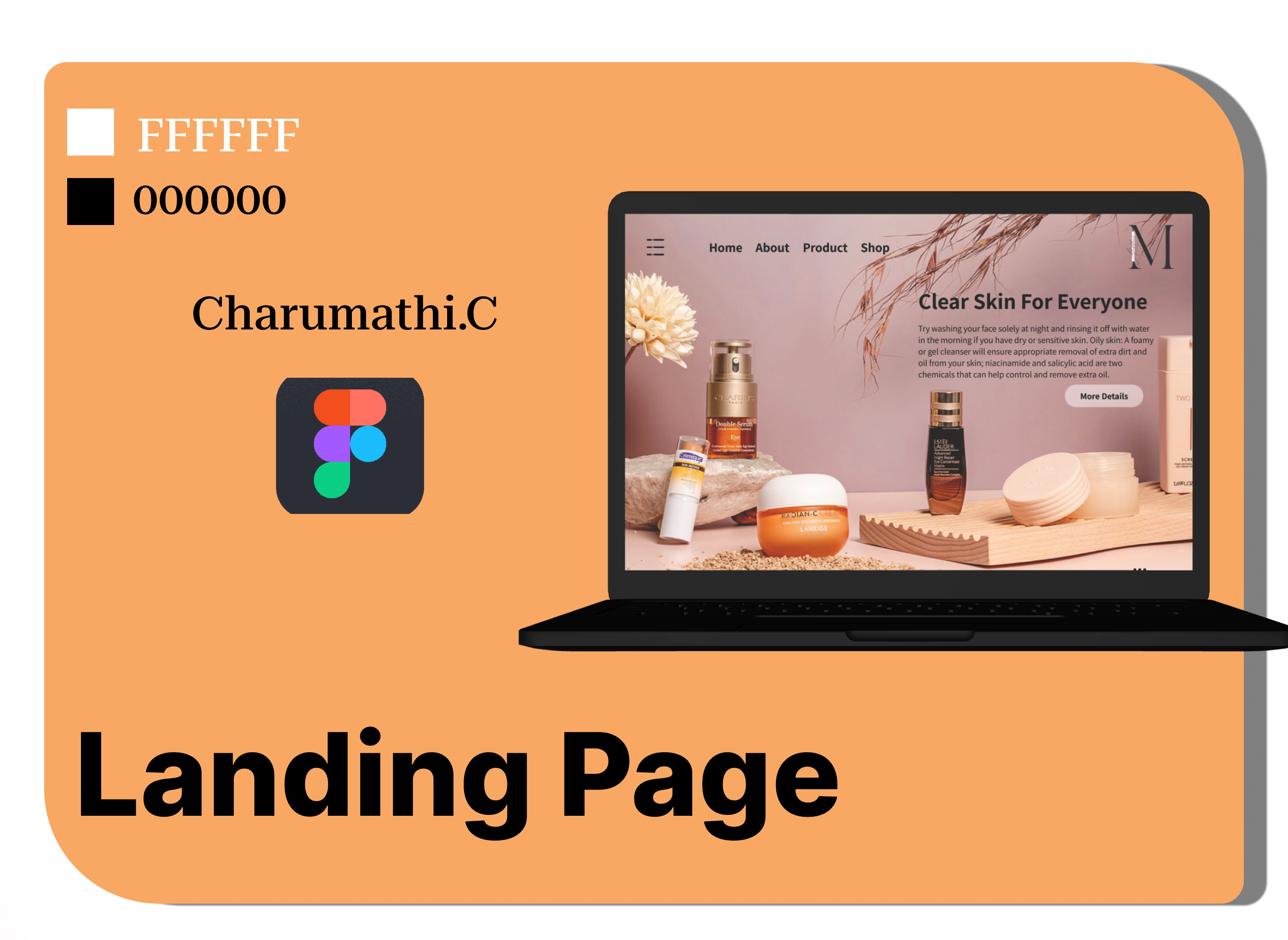 Landing Page | Beauty and Cosmetics beauty cosmetics figma landing landing page page ui ux