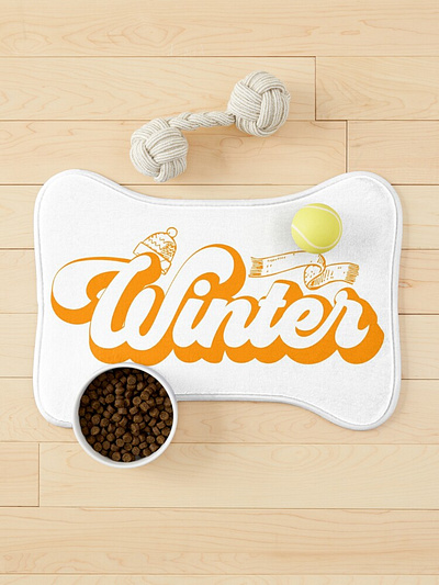 Winter Typography Design branding graphic design logo typography winter winter season