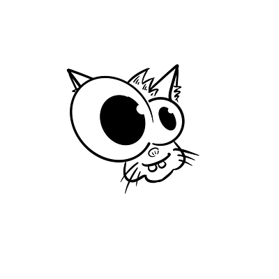Pretty Kitty 🐈‍⬛ digital drawing doodled dooodle procreat