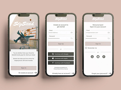 Daily UI #001 - Sign Up app dailyui mockup ui