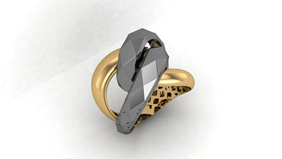 Twins ring 3d 3dcad 3dcad designer designer gift gold jewel jeweler jewelry jewelry desinger ring