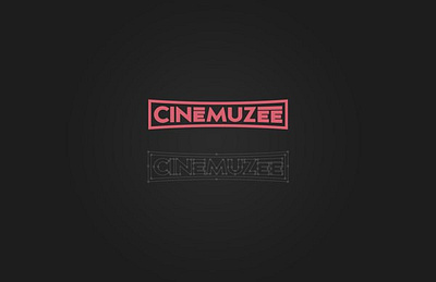 Cinemuzee branding graphic design logo ui