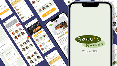 UX case study - Bakery App mobile app ui ux