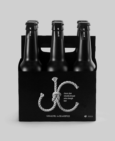 JC Black Lager branding graphic design logo ui