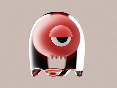 A little ghost 3d blender c4d cartoon character everyday game halloween icon illustration