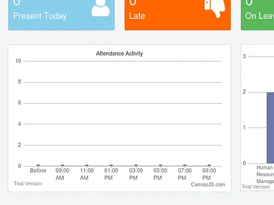 Employee attendance and leave records UX and UI. attendance dashboard leave ui ux