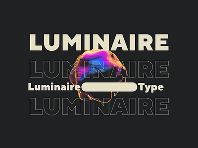 Luminaire bold font display font font font foundry type typography