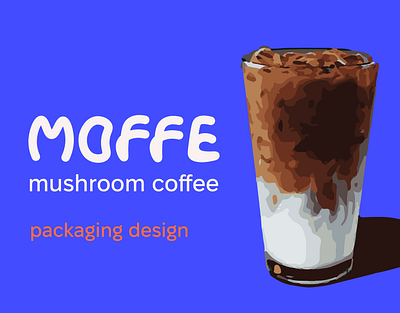 Moffe Mushroom Coffee branding brand identity branding coffe coffe shop graphic design illustrator logo mushroom packaging photoshop