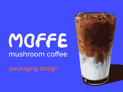 Moffe Mushroom Coffee branding brand identity branding coffe coffe shop graphic design illustrator logo mushroom packaging photoshop