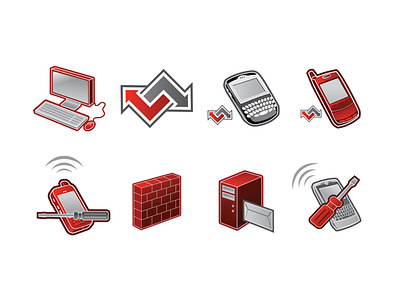 Verizon Icons design icons illustration vector