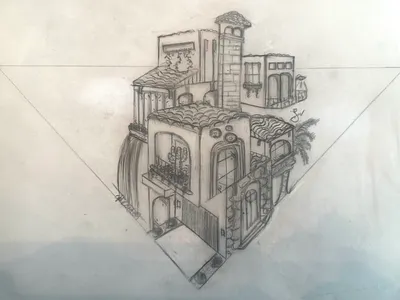 2PP Transformation architecture drawing illustration pencil