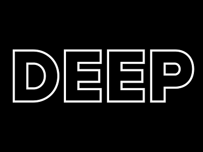 Deep 3d animation design graphic graphic design kinetic kinetic typography motion motion design motion graphics typography