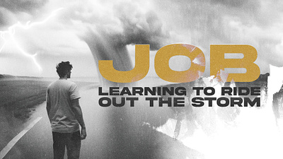 Job: Learning to Ride Out the Storm branding church graphics design graphic design illustration logo sermon series