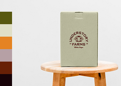 Visual Brand Design for Understory Farms brand brand design brand identity branding design farm graphic design illustration logo design packaging packaging design small farm visual brand