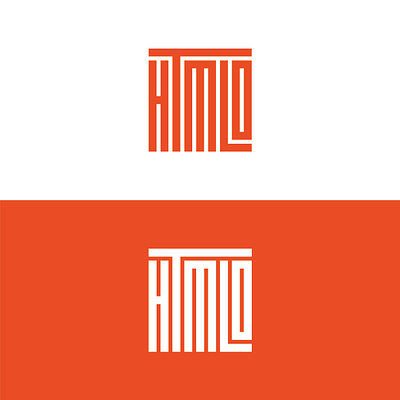 HTML LOGO MONOGRAM html logo monogram logodesign